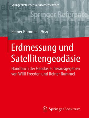 cover image of Erdmessung und Satellitengeodäsie